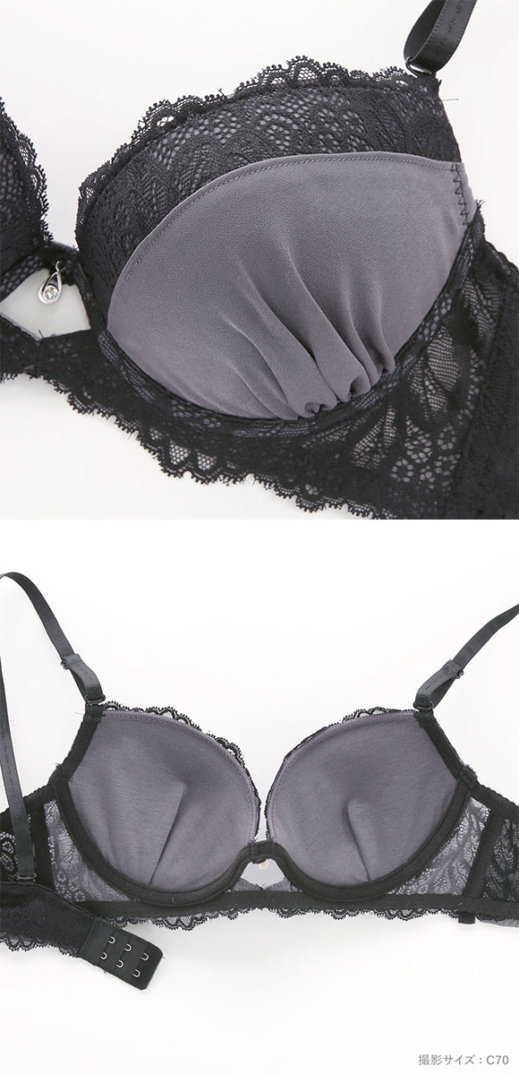 ルルモアナ マットサテンレース ブラセット BCD ブラジャー ショーツ セット LULUMOANA