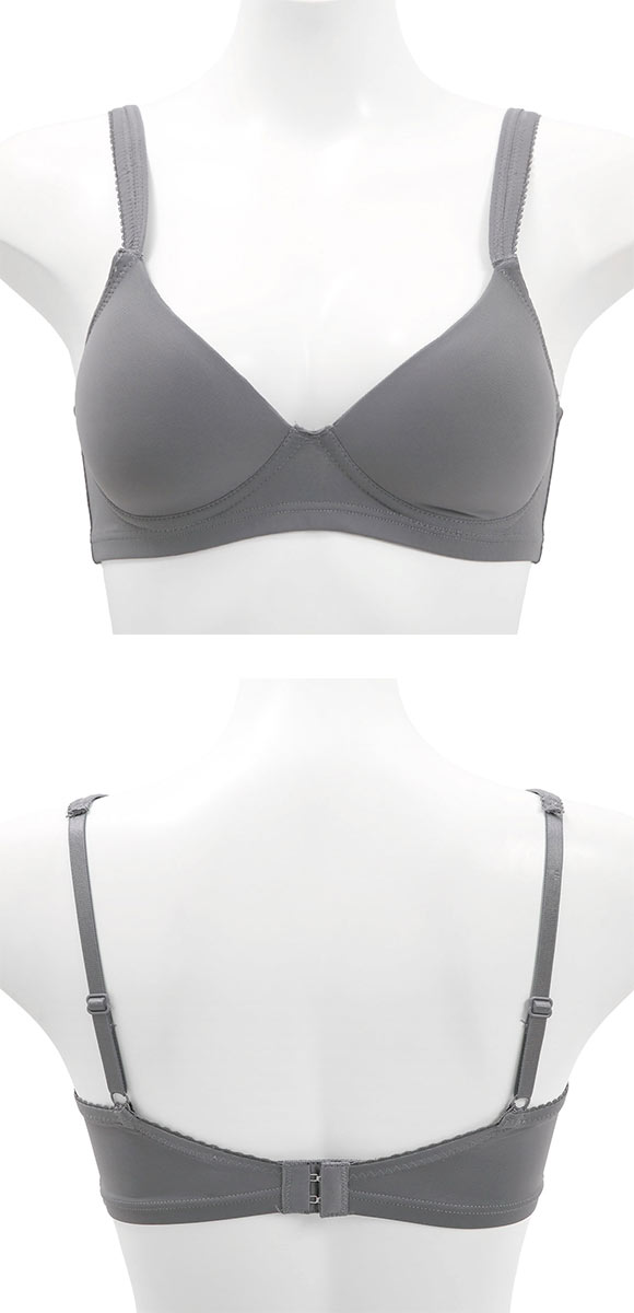 エブリィブラ 脇高ノンワイヤーブラジャー M L LL シンプル 肩らく やさしい ノンストレス エアリー ふっくら もちもち 谷間 楽ちん