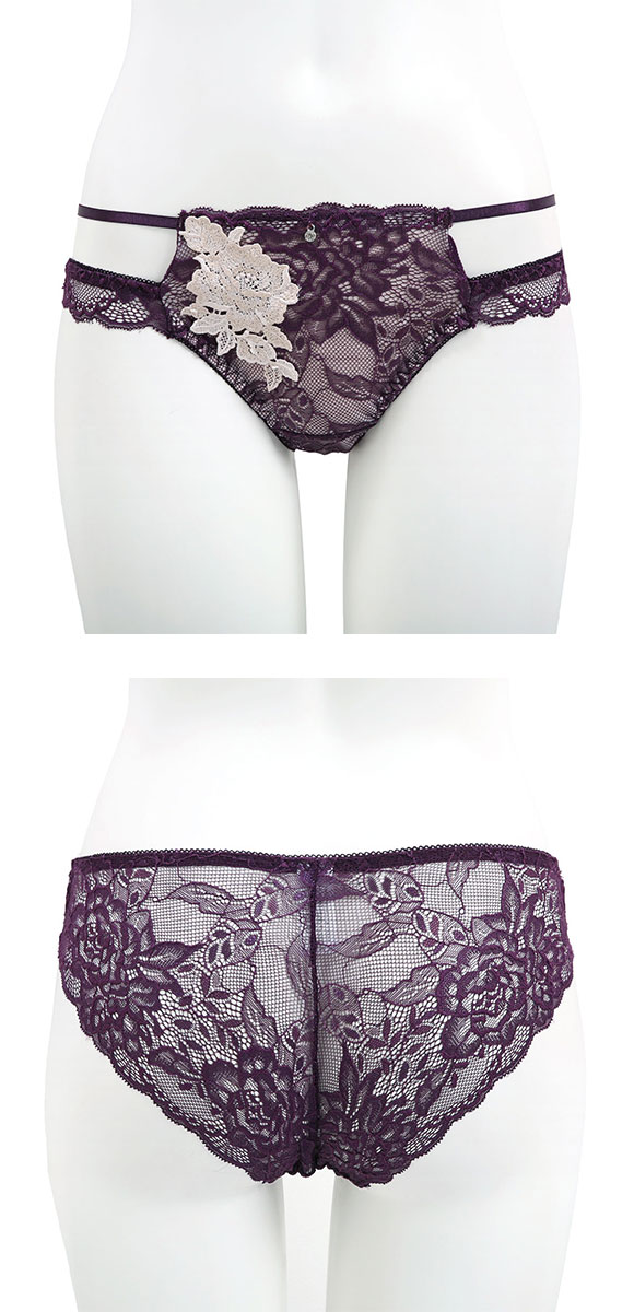 ピュアシェリ ローズケミカル 総レース ダブルストリング ショーツ M L ソフトタッチ セクシー インポート スタンダード 彼女