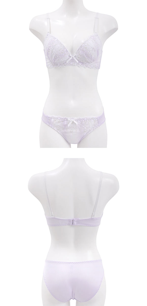 ピュアシェリ オーロララメチュール×グラデシフォン ブラセット ABCD70-85 盛り 谷間 美胸 寄せ 姫 セット PURECHERIE