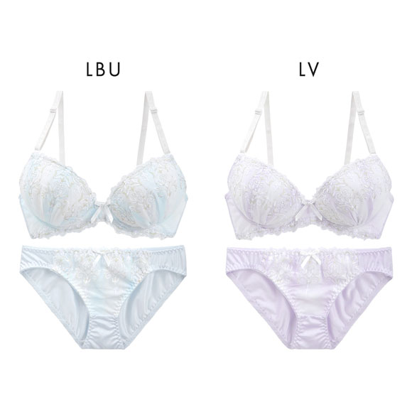 ピュアシェリ オーロララメチュール×グラデシフォン ブラセット ABCD70-85 盛り 谷間 美胸 寄せ 姫 セット PURECHERIE