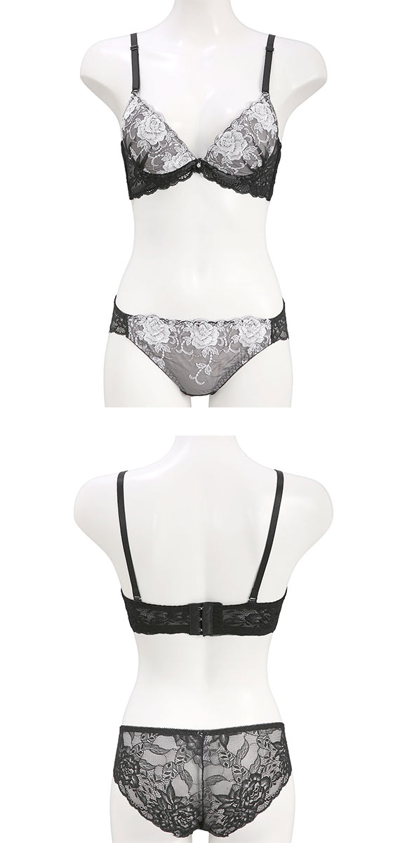 ピュアシェリ 脇高 ラメチュール ブラセット ABCD ブラセット ABCD 谷間 盛り 脇寄せ ブラジャー ショーツ セット PURECHERIE