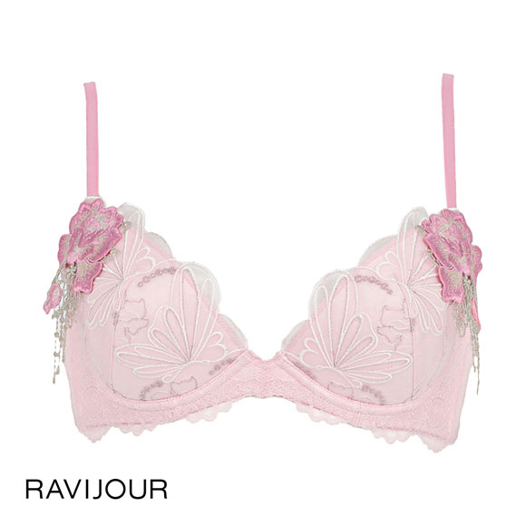 ラヴィジュール シャイニーバタフライ グラマーアップ ブラジャー BCD 盛り 谷間 バストアップ リフトアップ RAVIJOUR