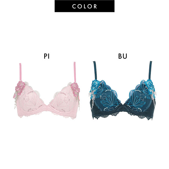 ラヴィジュール シャイニーバタフライ グラマーアップ ブラジャー EFG 盛り 谷間 バストアップ リフトアップ RAVIJOUR