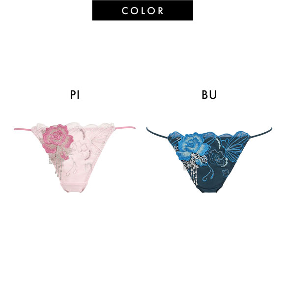 ラヴィジュール シャイニーバタフライ エンブレース Tバック SM バックレース 透け ストリング RAVIJOUR