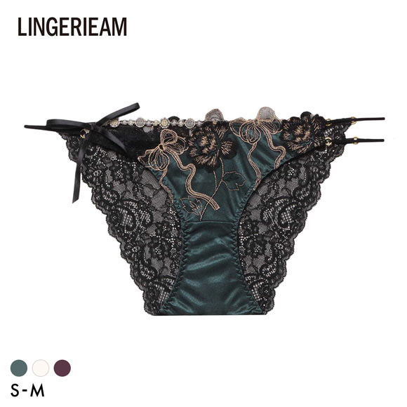 LINGERIEAM ラピダリー ショーツ ノーマルショーツ SM バックレース 透け RAVIJOUR ラヴィジュール