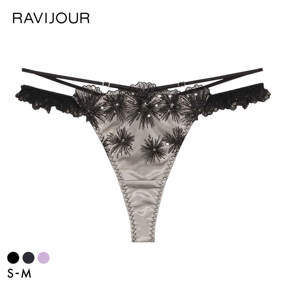 ラヴィジュール セレスティア ストレッチレース Tバックショーツ SM セクシー ソング タンガ 総レース バックレース 透け RAVIJOUR