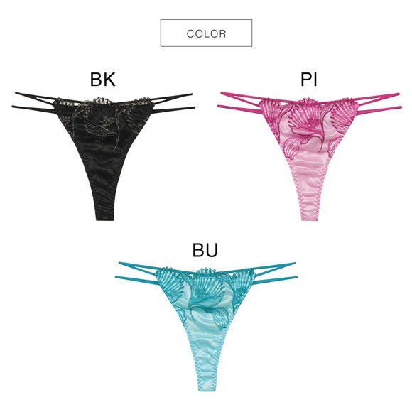 ラヴィジュール アリア エンブロイダリーレース Tバックショーツ SM 総レース ソング タンガ セクシー バックレース 下着 RAVIJOUR