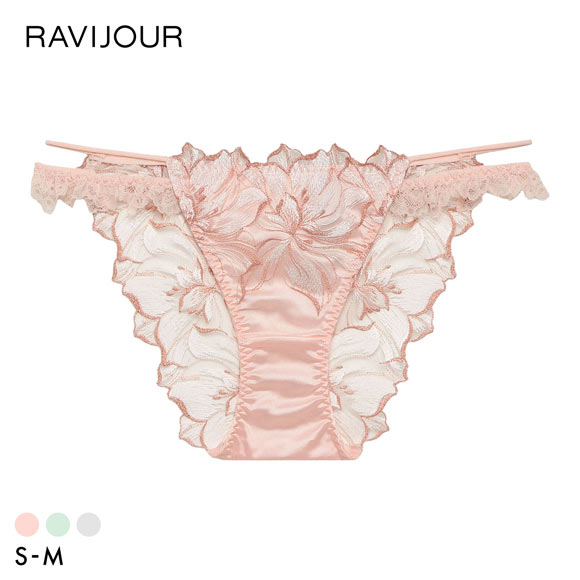 ラヴィジュール ラヴェリス エンブロイダリーレース ノーマルショーツ SM セクシー 総レース バックレース 下着 RAVIJOUR