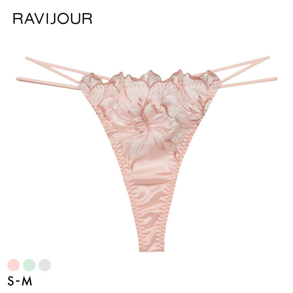 ラヴィジュール ラヴェリス ストレッチレース Tバックショーツ SM 総レース ソング タンガ セクシー バックレース 下着 RAVIJOUR