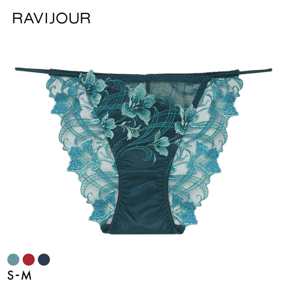 ラヴィジュール エポナ エンブロイダリーレース ノーマルショーツ SM セクシー 総レース バックレース 下着 RAVIJOUR