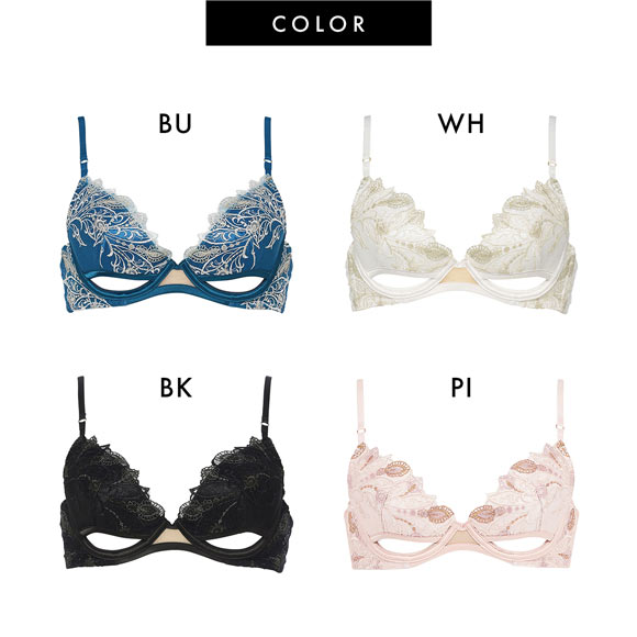 ラヴィジュール RAVIJOUR レーシーフェザー グラマーアップ ブラジャー DE 盛り 谷間 バストアップ リフトアップ