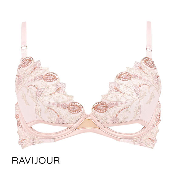 ラヴィジュール RAVIJOUR レーシーフェザー グラマーアップ ブラジャー FG 盛り 谷間 バストアップ リフトアップ