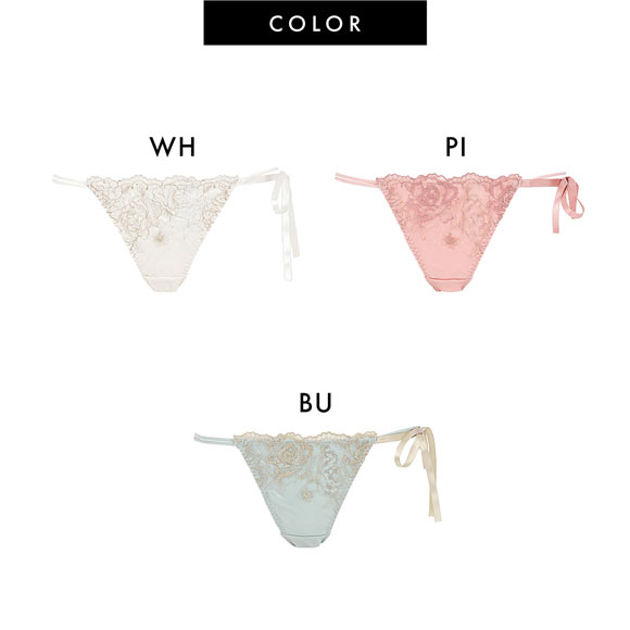 ラヴィジュール ブレッシングフラワー ストレッチレース ノーマルショーツ SM バックレース 透け RAVIJOUR