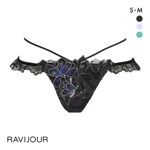 ラヴィジュール ノーブルマグノリア ストレッチレース ノーマルショーツ SM バックレース 透け RAVIJOUR