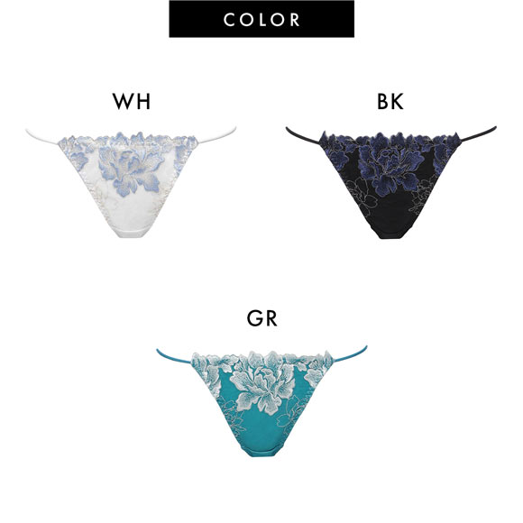 ラヴィジュール ルナリア レースアップ ノーマルショーツ SM バックレース 透け RAVIJOUR