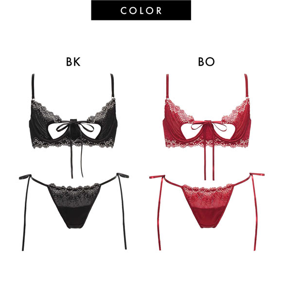 ラヴィジュール アンレースミー ブラ＆Tバック セット ブラショーツ セット Tバックショーツ Gストリング 過激 セクシー ランジェリー RAVIJOUR