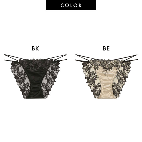 ラヴィジュール フィオナ エンブロイダリーレース ショーツ ノーマルショーツ SM バックレース 透け セクシー RAVIJOUR