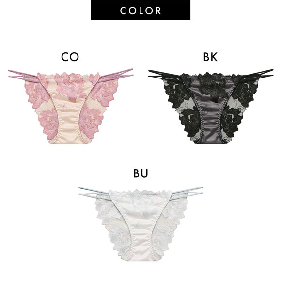 ラヴィジュール ピオニーヘイズ エンブロイダリーレース ショーツ ノーマルショーツ SM バックレース 透け RAVIJOUR