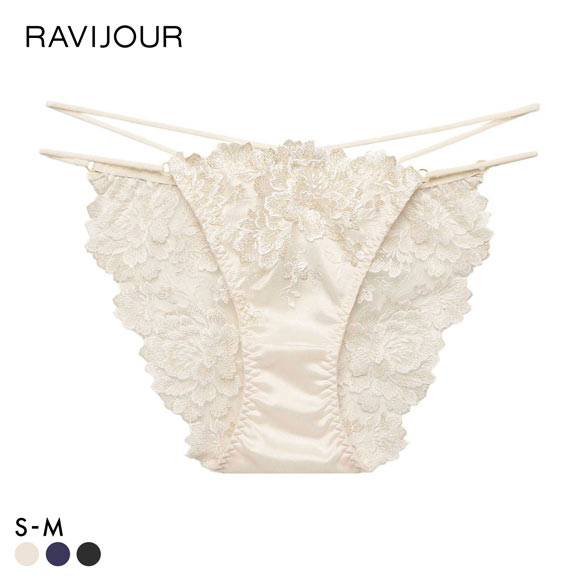 ラヴィジュール パルフルール エンブロイダリーレース ショーツ ノーマルショーツ SM セクシー バックレース 透け RAVIJOUR