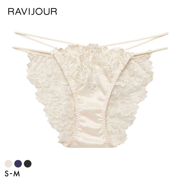ラヴィジュール パルフルール エンブロイダリーレース ショーツ ノーマルショーツ SM セクシー バックレース 透け RAVIJOUR