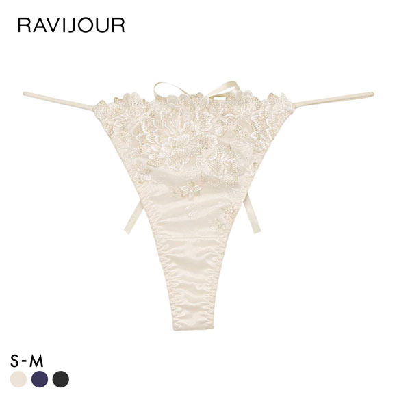 ラヴィジュール パルフルール ストレッチレース Tバックショーツ ソング タンガ SM セクシー バックレース 透け RAVIJOUR