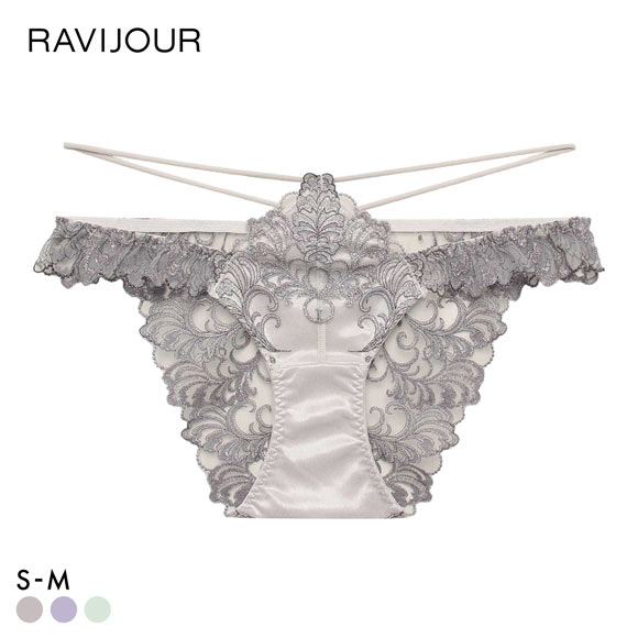 ラヴィジュール アヴェルネ フリルレース ショーツ ノーマルショーツ SM セクシー バックレース 透け RAVIJOUR