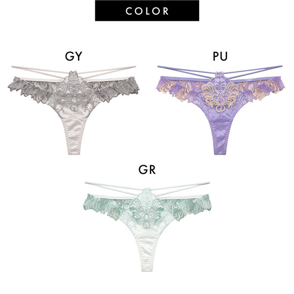 ラヴィジュール アヴェルネ フリルレース Tバックショーツ ソング タンガ SM セクシー バックレース 透け RAVIJOUR