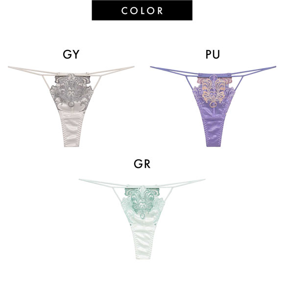 ラヴィジュール アヴェルネ エンブロイダリーレース Tバックショーツ ソング タンガ SM セクシー バックレース 透け RAVIJOUR