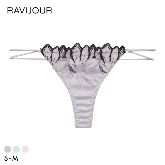 ラヴィジュール フィリナス ダブルストリングコード Tバックショーツ ソング タンガ SM セクシー バックレース 透け RAVIJOUR