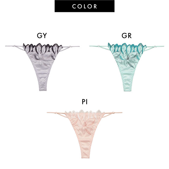 ラヴィジュール フィリナス エンブロイダリー Tバックショーツ ソング タンガ SM セクシー バックレース 透け RAVIJOUR