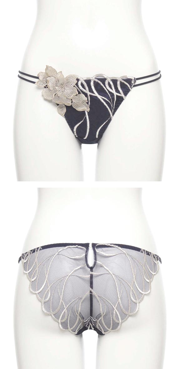 ラヴィジュール コルディア エンブロイダリー ノーマルショーツ SM セクシー バックレース 透け ハイライン HIGHLINE by RAVIJOUR