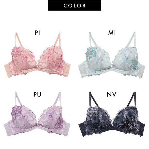 ラヴィジュール オーバーフラワー シンクアップブラ ブラジャー BCDE 盛り 谷間 バストアップ リフトアップ RAVIJOUR