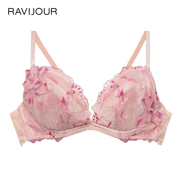 ラヴィジュール オーバーフラワー シンクアップブラ ブラジャー FG 盛り 谷間 バストアップ リフトアップ RAVIJOUR