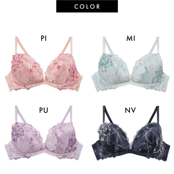 ラヴィジュール オーバーフラワー シンクアップブラ ブラジャー FG 盛り 谷間 バストアップ リフトアップ RAVIJOUR