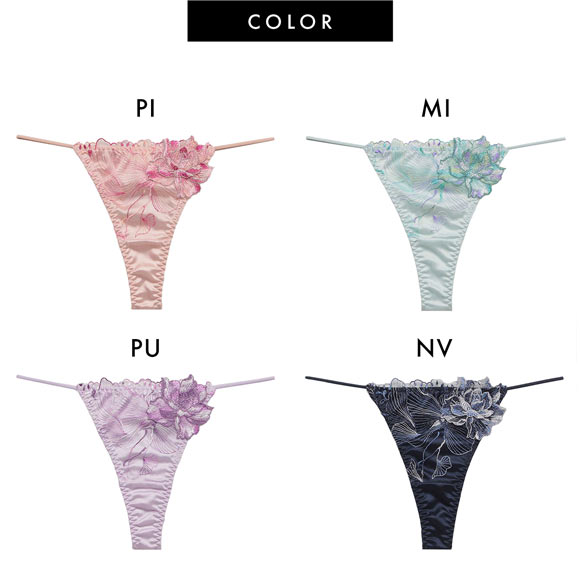 ラヴィジュール オーバーフラワー エンブロイダリーレース Tバックショーツ SM セクシー バックレース 透け RAVIJOUR