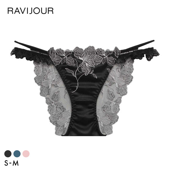 ラヴィジュール ラナルミエル エンブロイダリーレース ノーマルショーツ SM セクシー バックレース 透け RAVIJOUR
