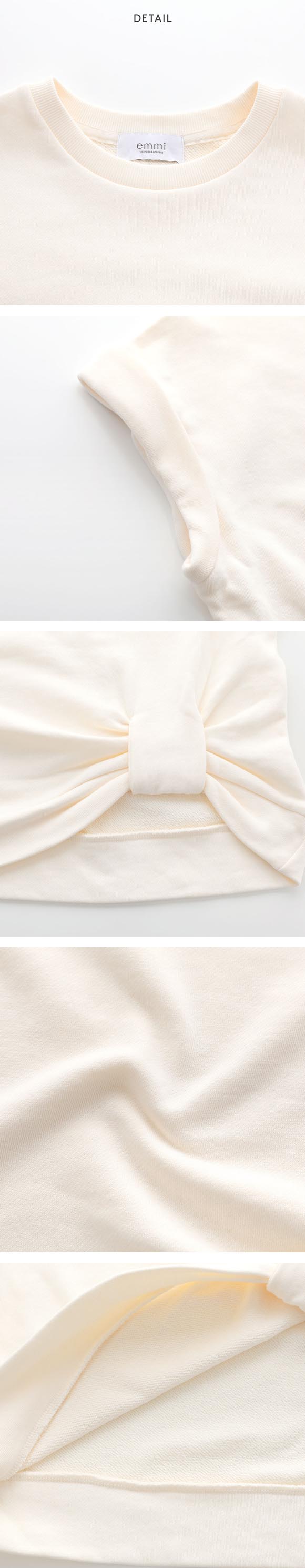 エミ eco 裏毛プルオーバー×撥水バルーンスカートセット emmi