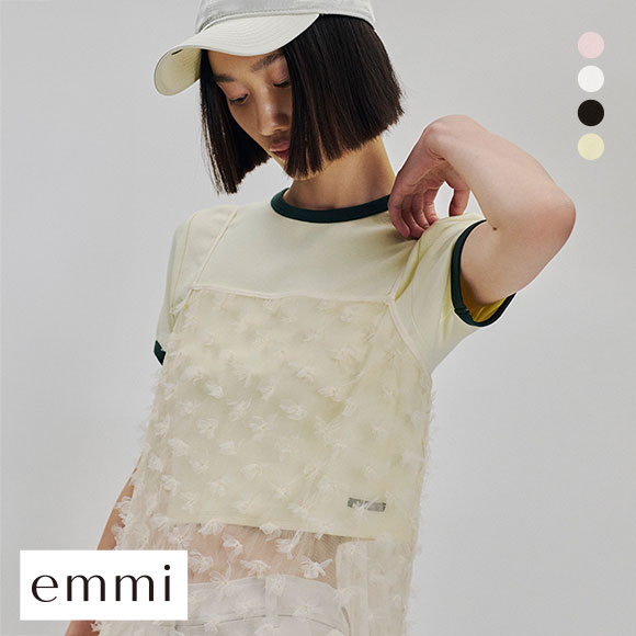 エミ emmiロゴミニTシャツ emmi