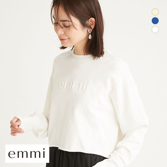 エミ 10th eco emmiロゴスウェット emmi