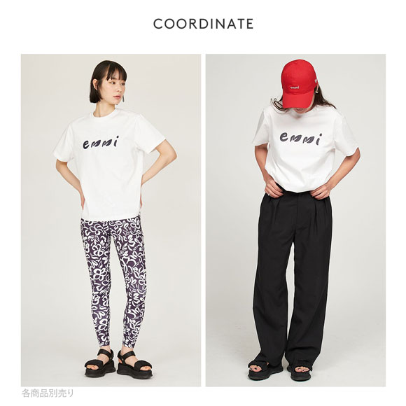 エミ ペイントemmiロゴシャツ emmi