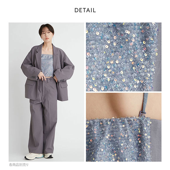 エミ スパンコールビスチェ emmi