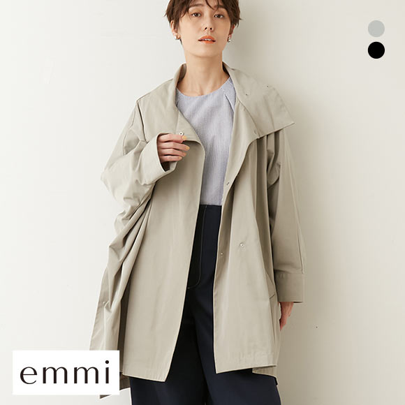 エミ 中綿ベストセットポンチョコート emmi