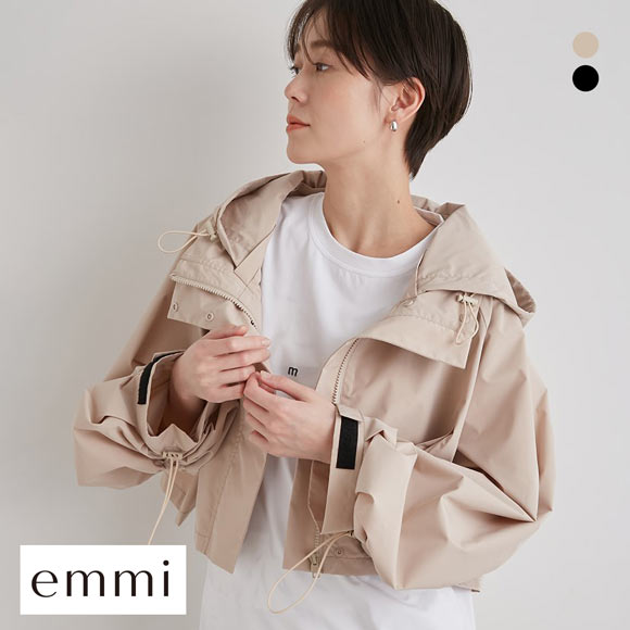エミ ３ＷＡＹレイヤード撥水ナイロンコート emmi