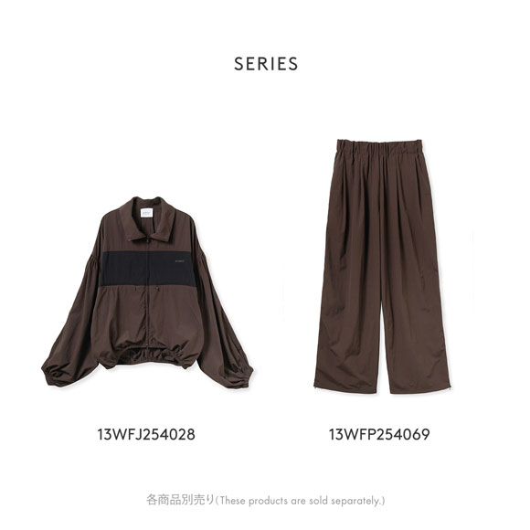 エミ ナイロンダブルジップブルゾン emmi