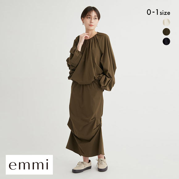 エミ イージードロストタフタセットアップ emmi