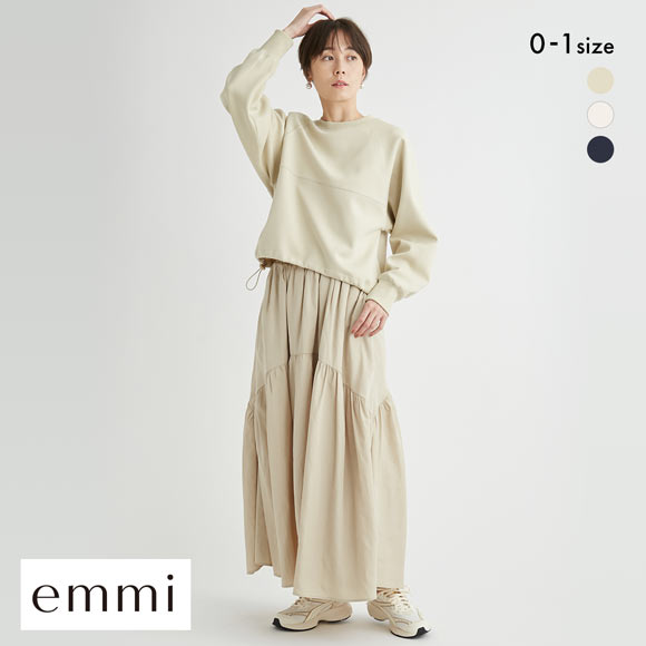 エミ NEW YEAR′S SPECIAL ITEM ラグラントップス×ボリュームスカートセット emmi