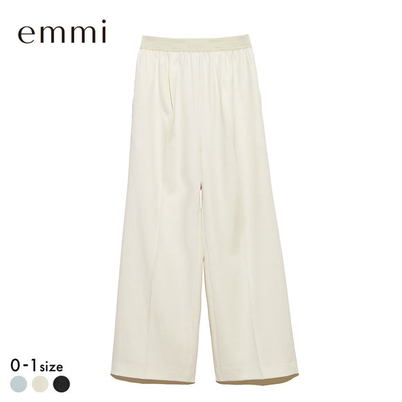 エミ emmiジャガードゴムタックパンツ emmi