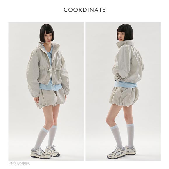 エミ バルーンショートパンツ 撥水 セットトアップ対応 emmi