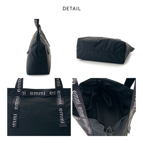 エミ 10th emmiロゴビッグトートバッグ emmi